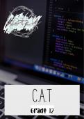 Computer Application Technology (CAT) Grade 12 Summary Notes