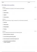 SLCC BIOLOGY 1090 UNIT 1 EXAM (LATEST) QUESTIONS WITH 100% CORRECT ANSWERS!!