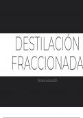 Destilación Fraccionada & Macromoléculas Naturales