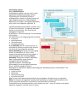 Samenvatting Logistiek in de Zorg