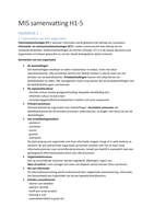 Management information systems samenvatting H1-5