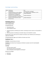 Integrale veiligheid samenvatting sociologie H2 jaar 2