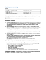 Integrale Veiligheid samenvatting Psychologie H3 jaar 2