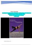 Test Bank for Fundamentals of Anatomy & Physiology 11th Edition by Frederic Martini LATEST VERSION A