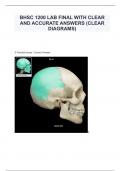 BHSC 1200 LAB FINAL WITH CLEAR AND ACCURATE ANSWERS (CLEAR DIAGRAMS)