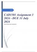 CAD1501 Assignment 3 2024 - DUE 31 July 2024