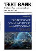 TEST BANK For Business Data Communications and Networking, 14th Edition by FitzGerald, Dennis, Durcikova (Complete 12 Chapters)