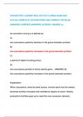 45HOUR POST LICENSE REAL ESTATE FLORIDA EXAM 2024  ACTUAL COMPLETE 100 QUESTIONS AND CORRECT DETAILED  ANSWERS (VERIFIED ANSWERS) ALREADY GRADED A+.