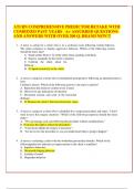 ATI RN COMPREHENSIVE PREDICTOR RETAKE WITH COMBINED PAST YEARS A+ ASSURRED QUESTIONS AND ANSWERS WITH OVER 200 Q. BRAND NEW!!!