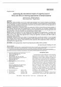 Assessing the educational impact of cognitive level of  MCQ and SEQ on learning approaches of dental students Mahwish Arooj1 , Khadijah Mukh