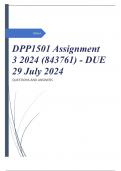 DPP1501 Assignment 3 2024 (843761) - DUE 29 July 2024