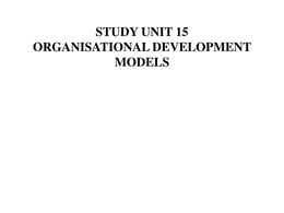 IOP3095 Study Unit 15