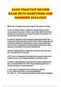 ACCS PRACTICE REVIEW EXAM WITH QUESTIONS AND ANSWERS 2024-2025