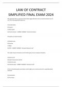 FINAL SIMPLIED EXAM CONTRACT OF LAW