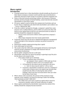 Share Capital Company Law Exam notes