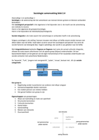 Sociologie samenvatting blok 2.4 van het tentamen theorie voeding en doelgroepen