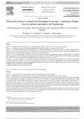 Dispositif de prise en charge psychologique de groupe : expérience clinique avec les eDispositif de prise en charge psychologique de groupe : expérience clinique avec les enfants traumatisés de Centrafriquenfants traumatisés de Centrafrique