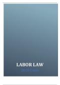 LABOR LAW & SOCIAL LEGISLATION