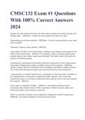 CMSC132 Exam #1 Questions With 100% Correct Answers 2024