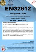 ENG2612 Assignment 3 (COMPLETE ANSWERS) 2024 (831460) - DUE 1 August 2024