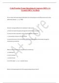 Ccht Practice Exam Questions & Answers 2023 ( A+ Graded 100% Verified)