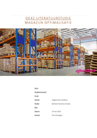 Literatuurstudie Magazijn optimalisatie