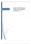 BIOL133 K006 Mitosis Lab Spring 2024 with complete solution 