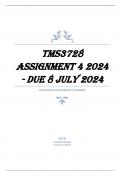 TMS3728 Assignment 4 2024 - DUE 8 July 2024