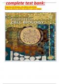 lomoarcpsd|18743735  complete test bank: Essential Cell Biology, 4th Edition 4th Edition By Bruce Alberts (Author) Graded A+ Latest Update
