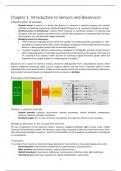 Class notes Biosensors and Bioelectronics