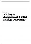 CAD1501 Assignment 3 2024 - DUE 31 July 2024