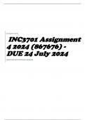 INC3701 Assignment 4 2024 (867676) - DUE 24 July 2024