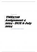 TMS3728 Assignment 4 2024 - DUE 8 July 2024