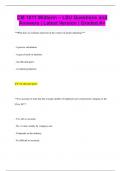 CM 1011 Midterm – LSU Questions and Answers | Latest Version | Graded A+