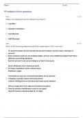 SAP TS410 PRACTICE EXAM QUESTIONS WITH PASSED ANSWERS!!