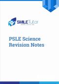 Class notes  SCIENCE LESSON NOTES - 2020 