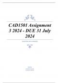 CAD1501 Assignment 3 2024 - DUE 31 July 2024