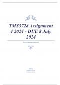 TMS3728 Assignment 4 2024 - DUE 8 July 2024