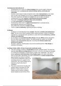 Contemporary International Art - Visual Art Theory Notes and Summary