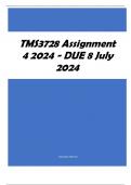 TMS3728 Assignment 4 2024 - DUE 8 July 2024