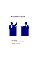 Essay Forumdiscussie Cijfer 8.1