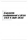 TMS3728 Assignment 4 2024 - DUE 8 July 2024