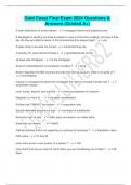 Gold Coast Final Exam 2024 Questions &  Answers (Graded A+)