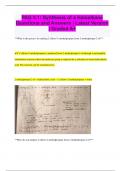 PAG 5.1: Synthesis of a Haloalkane Questions and Answers | Latest Version | Graded A+