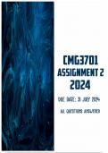 CMG3701 Assignment 2 2024 | Due 31 July 2024