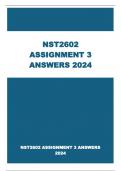 NST2602 ASSIGNMENT 3 ANSWERS 2024