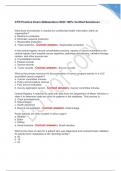 PTCB FINAL EXAM 203 QUESTIONS AND ANSWERS + FINAL EXAM REVIEW>.