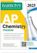 AP Chemistry Premium, 2025: Prep Book with 6 Practice Tests + Comprehensive Review + Online Practice (Barron’s AP Prep)