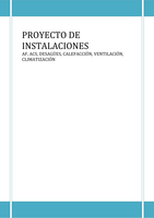 PROYECTO DE INSTALACIONES