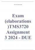 Exam (elaborations) TMS3720 Assignment 3 2024 - DUE 11 July 2024  •	Course •	Teaching Additional Languages in the Senior Phase (TMS3720) •	Institution •	University Of South Africa •	Book •	Teaching Languages in the Primary School TMS3720 Assignment 3 2024